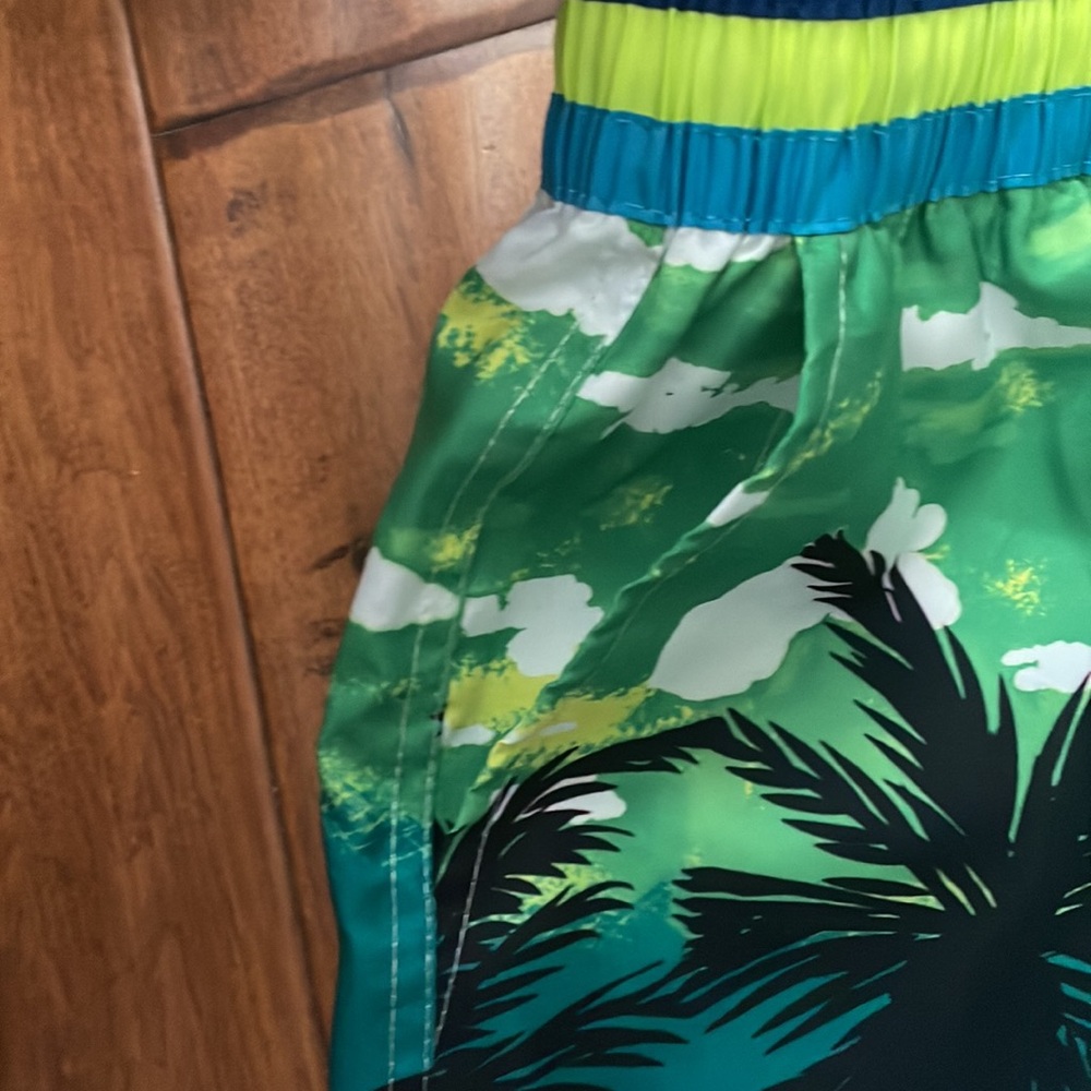 New! Set of 2 swim trunks waist approx 13.5” wide laying flat - Picture 10 of 12